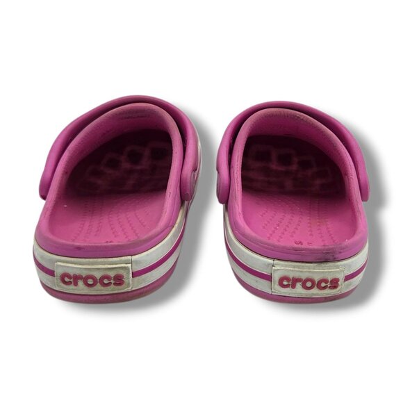 Crocs Crocband Clog Child 6 Pink Slip on - Picture 7 of 9